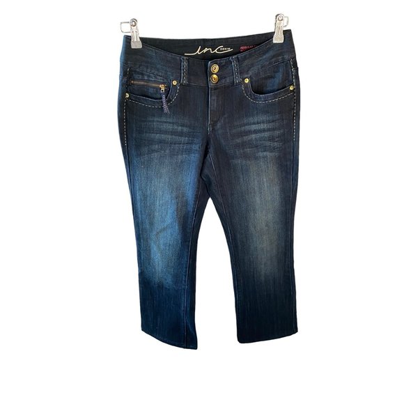 INC International Concepts Denim - INC Denim Jeans Boot Leg Dark Wash Size 2 Womens low rise